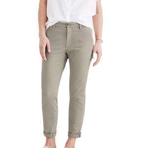 Cómodo y perfecto servicio Casual al aire libre Color blanco sólido Chinos pantalones Slim Fit hombres venta al por mayor Chinos pantalones transpirables - Product Image 5