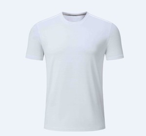 OEM Front Custom Quick Dry Plus Size Mens Short Sleeve Summer Sportswear Regular Fit Breathable Fitness Top 100% Cotton <b>Tshirt</b> - Product Image 4
