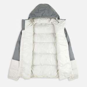 Blouson matelassé à capuche pour homme, coupe-vent, color block, hiver, décontracté, épais, rembourrage polyester, fermeture éclair, coupe régulière, prix abordable - Product Image 1
