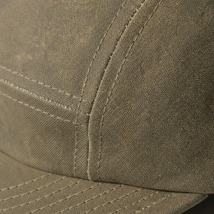 Unisex Premium Cotton <b>Flat</b> Top Camp <b>Cap</b> Casual Streetwear Comfortable Wear Soft Fabric Lightweight <b>Design</b> Adjustable Fit <b>Cap</b> - Product Image 6