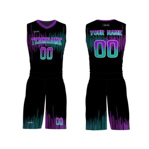 Men's Breathable Reversible Summer Basketball Jersey Plus Size Quick Dry Anti-Bacterial Sportswear BSCI Wholesale Sublimated - Product Image 1