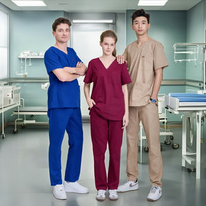 VN PROVEEDORES mujeres enfermería matorrales médico Polo camisa Hospital uniforme quirúrgico impreso chaqueta matorrales-FMF fábrica-Muestra gratis - Product Image 3