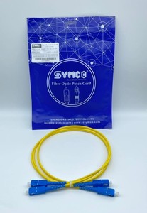 สายแพทช์ไฟเบอร์ออปติก SYMCO SC/UPC SC/UPC SM-DX-3.0-1M-2 เกรดโทรคมนาคม แบบดูเพล็กซ์ LSZH ผ่านการทดสอบจากโรงงาน 100% รับประกัน 1 ปี - Product Image 5