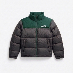 Warm Winter Men'<b>s</b> Hooded Puffer <b>Jacket</b> Cotton Filled Eco-Friendly Windproof Custom Logo OEM Wholesale - Product Image 3