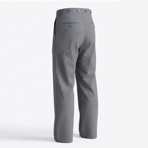 Pantalón de la Guerra Civil de Alta Calidad, Estilo Histórico, con Detalles de Costura Impecables y Corte Cómodo - Product Image 5