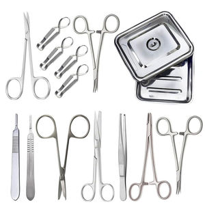 COBECO INSTRUMENTS Caja de Cirugía Torácica Manual Pequeña, Juego de 14 Instrumentos para Cirugía Menor, Acero Inoxidable, Clase II, Aprobado por CE - Product Image 1