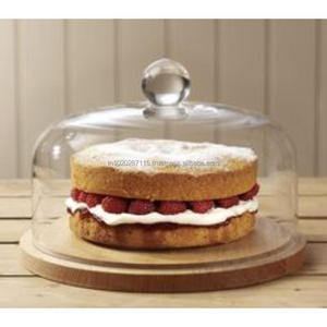 Soporte para pasteles de madera natural adecuado para cero residuos Decoración de cocina ecológica o estilo de evento - Product Image 3