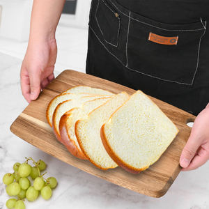 Tabla de Cortar de Madera Natural con Bordes Redondeados y Orificio para Colgar, Tabla de Cocina Multiusos para Frutas, Verduras y F - Product Image 4