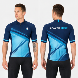 Maillot de cyclisme personnalisé à séchage rapide, couleur unie, léger, extensible dans quatre directions, vêtement de compression pour le vélo – Meilleures ventes - Product Image 2