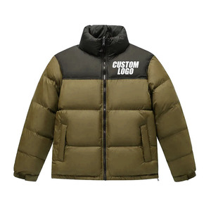 Top Seller Best Selling New <b>Men's</b> Winter Bubble <b>Jacket</b> <b>Canvas</b> Fabric Windproof Warm Coat New Style Customized Winter Bubble - Product Image 1