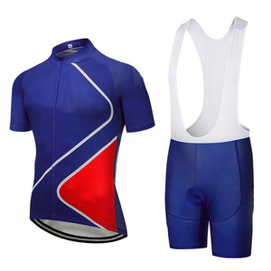 Vêtements de sport en gros pour équipes professionnelles : maillots de cyclisme à séchage rapide, ensemble de maillots et de shorts de cyclisme - Product Image 1