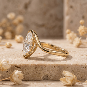 Wholesale <b>14k</b> <b>Gold</b> <b>Ring</b> 2CT Oval Cut Diamond Solitaire <b>Ring</b> with Hidden Halo Promise <b>Ring</b> Gift For Her - Product Image 2
