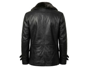 เสื้อแจ็คเก็ตหนังสีดำ Resident Evil 9 Requiem - เสื้อโค้ทคอสเพลย์ Leon S. Kennedy RE9 - Product Image 3
