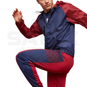 Unisex Windbreaker Tracksuits 2-Piece Set Customized Logo & Print Nylon Streetwear Lightweight Top & Pants Zippers - Product Image 5