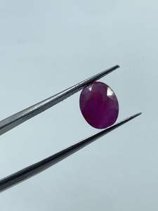 Pierre précieuse en rubis naturel, 2,44 carats, 7x9MM, pour la fabrication de bijoux - Product Image 3