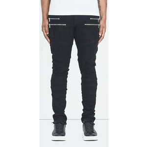 Pantalon cargo homme, mode urbaine, coupe slim, jogger, multi-poches, élégant, décontracté - Product Image 1