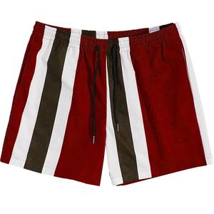 ผู้ชายผ้าฝ้าย 100% กางเกงขาสั้นลายนุ่มสําหรับบุรุษโลโก้ที่กําหนดเองผู้ชายฤดูร้อน Beachwear ขายส่งกีฬาว่ายน้ํากางเกงขาสั้น OEM - Product Image 5