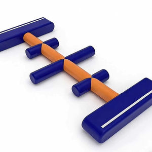 Circuito de Obstáculos Acuáticos Inflables de Grado Comercial - Puente Flotante de Troncos para Piscinas y Parques Acuáticos - Product Image 4