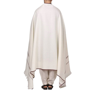 Chal Musulmán Informal para Hombre, Venta al Por Mayor, Logotipo Personalizado, Ligero, de Secado Rápido, Tejido de Invierno, Cálido, 100% Seda, OEM - Product Image 2