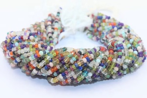 ลูกปัดดิสโก้หลายเหลี่ยมเพชรพลอยธรรมชาติลูกปัดสายรุ้งดิสโก้ - Product Image 6