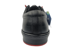 Chaussures de marche montantes noires pour hommes Dlords, à lacets, avec embout en caoutchouc antidérapant, semelle intermédiaire en EVA, gravées, toutes saisons, décontractées - Product Image 2