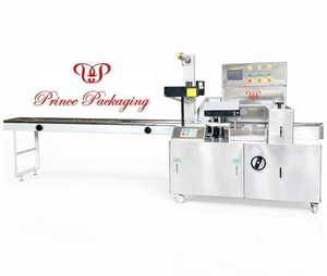 Máquina Automática para Envolver y Sellar Galletas Sólidas Controlada por PLC con Empaque de Papel/Película Plástica para Alta Productividad - Product Image 1