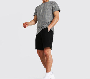 Conjuntos de Shorts Casuales para Hombre, Camiseta de Manga Corta, Shorts, Conjunto Deportivo Sólido, Ropa de Marca para Hombre, Conjuntos de 2 Piezas - Product Image 2