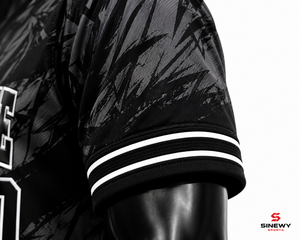 เสื้อเบสบอลผู้ชาย SINEWY SPORTS ลายพิมพ์ซับลิเมชั่น ชื่อทีม 00 ระบายเหงื่อได้ดี แขนสั้น ทรงปกติ สำหรับผู้ใหญ่ ทุกฤดูกาล - Product Image 4