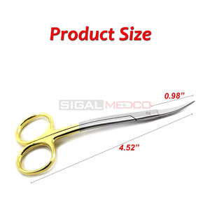 SIGAL MEDCO La Grange Manual Scissors 4.52 Inch High Quality Stainless Steel CE Certified Dental Surgical Instruments - Product Image 2