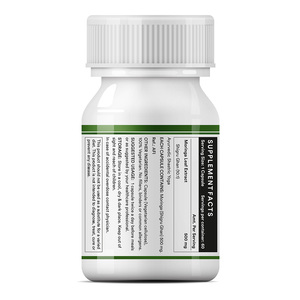 Cápsulas de Extracto de Hoja de Moringa 500mg, Concentrado 10:1, Shigru Ghan, Superalimento Verde, 60 Cápsulas Vegetarianas - Product Image 4