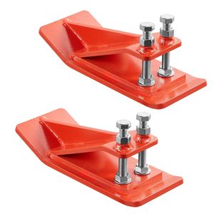 2 Pezzi Protezioni per Bordo Benna in Acciaio Rinforzato per Trattore con Doppio Blocco Esagonale Antiscivolo per Edge Tamer - Product Image 1
