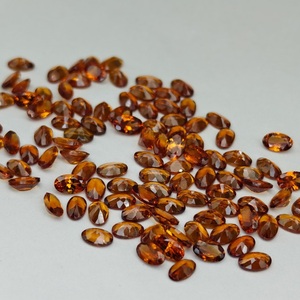 Grenat Spessartite naturel orange, pierre précieuse en vrac, taillée en facettes, pour les créateurs de bijoux, vente en gros - Product Image 3