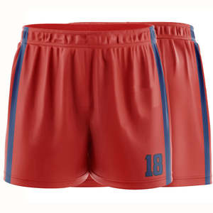 กางเกงขาสั้นออกกำลังกายแบบมีกระเป๋า ปิดด้วยเชือกผูก ผลิตจากผ้าถัก สำหรับผู้ชาย ลายเรียบ - Product Image 3