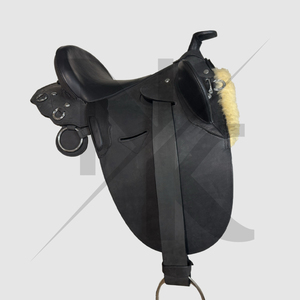 Selle d'équitation en cuir véritable et bois, confortable et durable, pour dressage, stock australien en gros, fournisseur export - Product Image 4