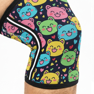 Rodilleras de compresión para levantamiento de pesas de 9 mm, rodilleras para entrenamiento y ejercicio, rodilleras para sentadillas de 7 mm - Product Image 2