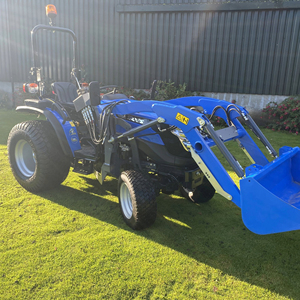 รถแทรกเตอร์ Solis 4WD พร้อมที่ตักด้านหน้าและรถขุดด้านหลัง 90 แรงม้า ราคาโรงงาน เครื่องจักรสำหรับงานก่อสร้างในฟาร์ม อุปกรณ์อเนกประสงค์สำหรับงานหนัก - Product Image 1