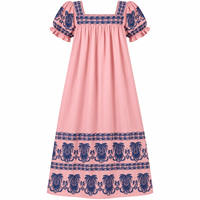 Robe Mumu Hawaïenne Solide et à Imprimé Floral, Écologique, Taille Naturelle, Grande Taille, Personnalisée pour Femmes