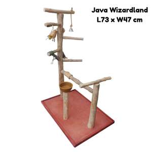 Perchoir pour oiseaux en bois de Java écologique, bois de café, Java Wizardland pour fournitures pour oiseaux - Product Image 2