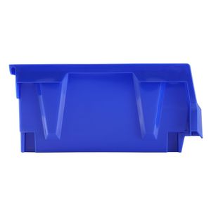 Heavy-Duty 12-Pack Stackable <b>Storage</b> Organizer <b>Bin</b> Blue/Red 11-Inch X 5-Inch X 5-Inch <b>Plastic</b> <b>Storage</b> <b>Bin</b> with Hanging Feature - Product Image 3