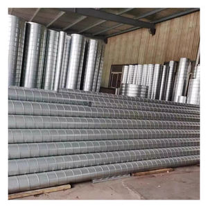 Saluran udara Spiral tabung Spiral baja galvanis/304 baja tahan karat saluran Spiral D100-1500 - Product Image 1