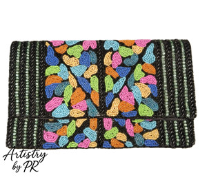 Luxury Evening Beaded Clutch Purse Handmade Designer Fashion Portable <b>Handbag</b> Wedding Party Bridal High Quality Embroidery Silk - Product Image 6