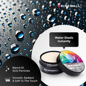 Crema de Leche Fireball (Wax Show) para Autos, 150 ml, Brillo Intenso, Protección de Pintura para Todos los Acabados de Pintura Automotriz, Realza el Color - Product Image 5