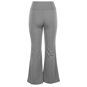 Women's <b>Bootleg</b> Yoga Pants High Waist Flare Pants Solid Color Knitted Elastic Waist Full Length Casual Spring Style <b>Leggings</b> Fit - Product Image 6