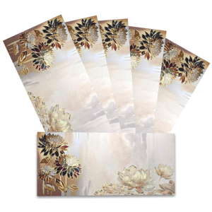 Enveloppes de luxe pour mariage, Shagun Hongbao Lai Si, pochettes cadeaux rouges pour argent, élégantes enveloppes pour cadeaux en espèces, vente en gros - Product Image 4