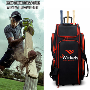 Sac de sport de cricket haut de gamme grande capacité, durable, avec roulettes, robuste, pour le transport et le rangement des équipements des joueurs - Product Image 2