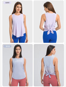 Camiseta Deportiva de Verano para Mujer, con Logotipo Personalizado, UPF 50+, Secado Rápido, Suave y Cómoda, Cuello Redondo, Elástica en Cuatro Direcciones, Holgada, Larga, para Yoga y Gimnasio - Product Image 3