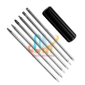 Kit de tournevis orthopédiques à poignée coulissante, compatibles avec la stérilisation chirurgicale, pour instruments chirurgicaux de traumatologie et de colonne vertébrale |   OMI - Product Image 5