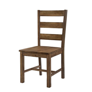 Silla de Comedor de Madera Maciza, Diseño Minimalista, Estable, Muebles Modernos para el Hogar, Acabado en Teca - Product Image 4
