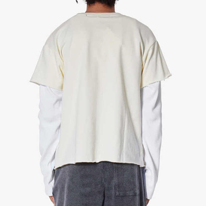 Camiseta Personalizada de Manga Larga de Doble Capa para Hombre con Bolsillos, Talla Grande, 100% Algodón Ecológico, Secado Rápido, Estilo Urbano - Product Image 5