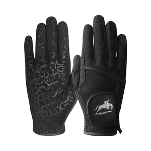 Guantes de Equitación de Cuero Personalizados de Nueva Llegada, Cierre de Gancho y Bucle, Transpirables, Antideslizantes, Diseño de Última Moda, Venta al Por Mayor - Product Image 5